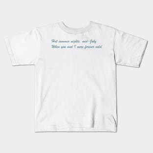 Hot summer nights #2 Kids T-Shirt